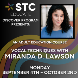 An adult education course: Vocal Techniques with Miranda D. Lawson